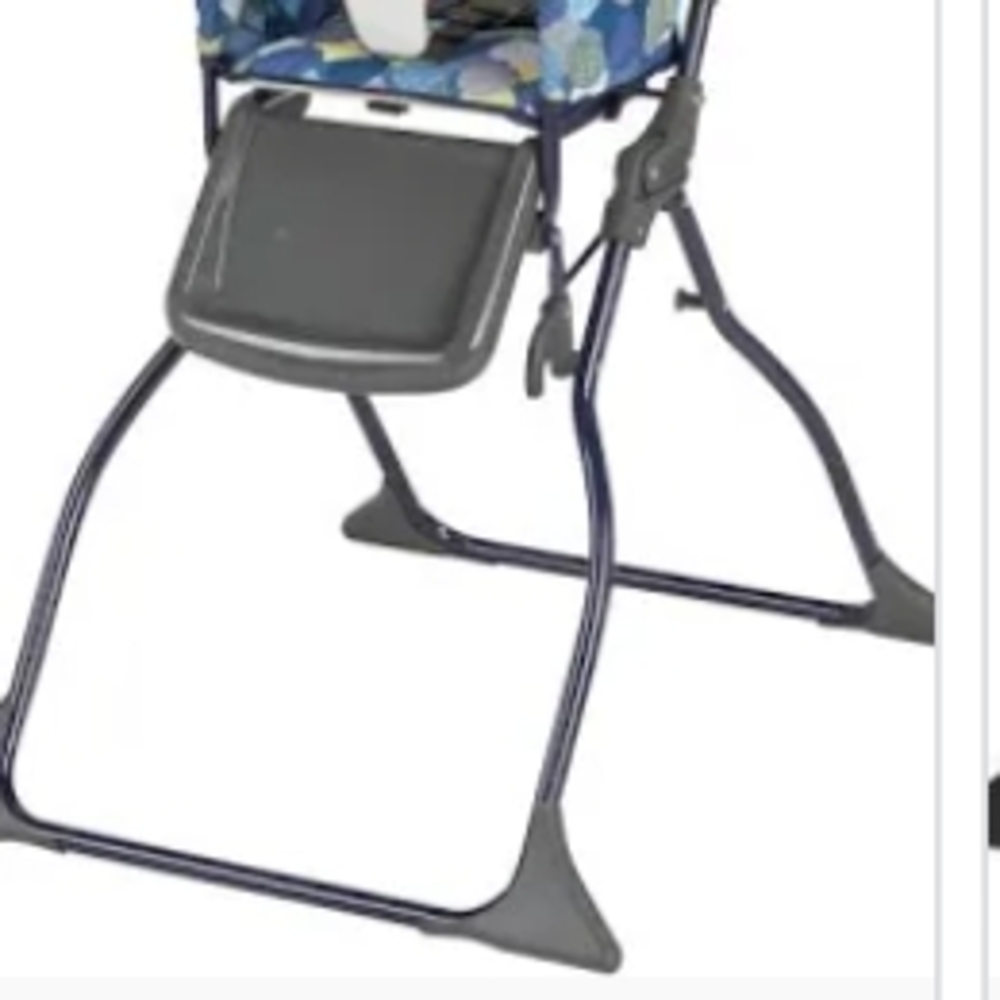 Blue and Gray High Chair
